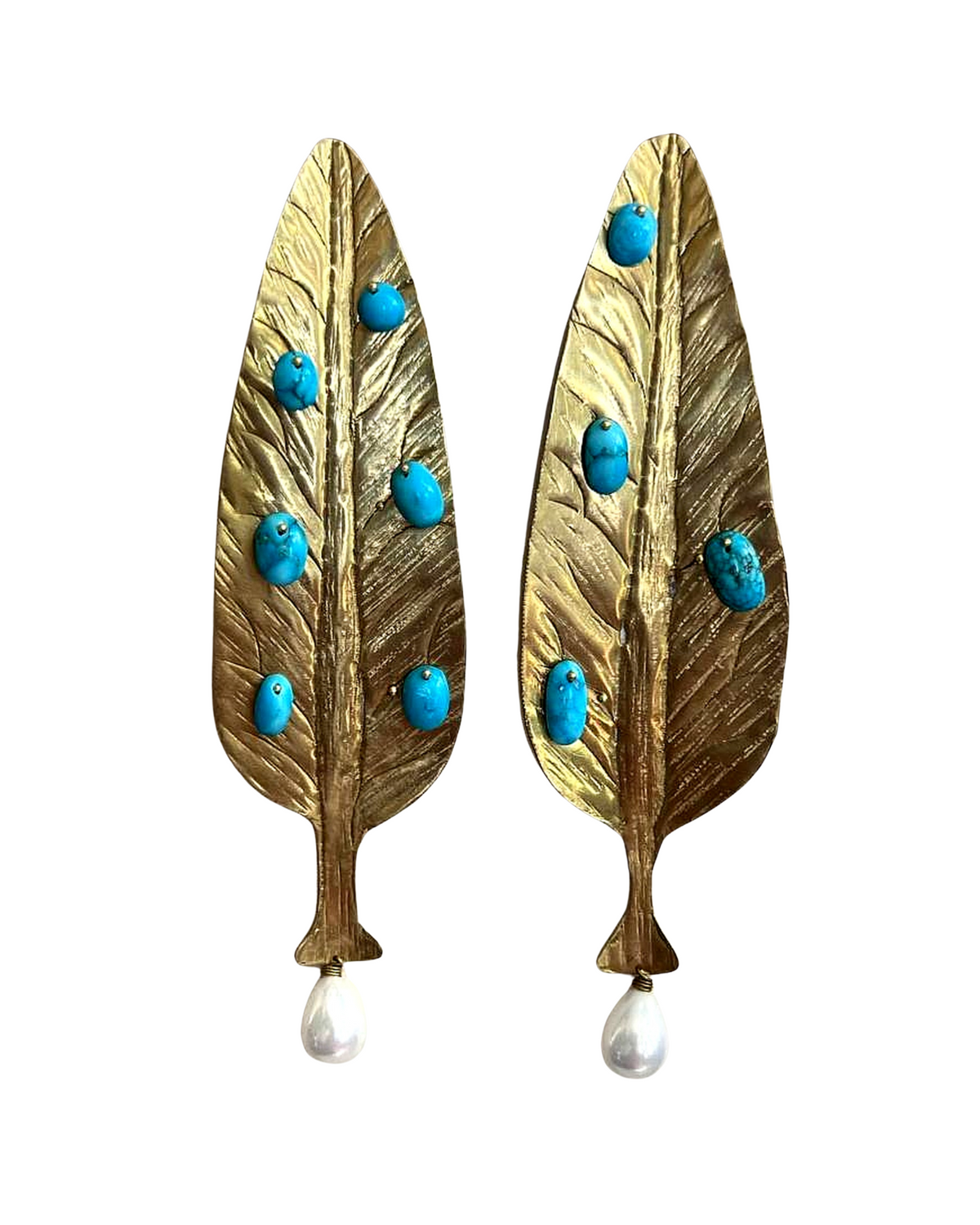 Handmade statement earrings