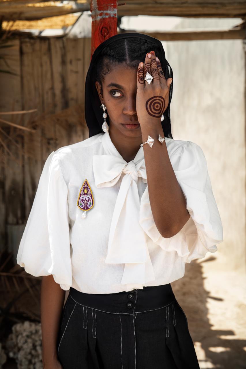 statement bow blouse