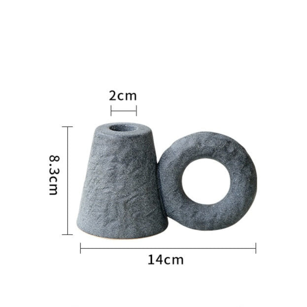 sculptural candle holder 