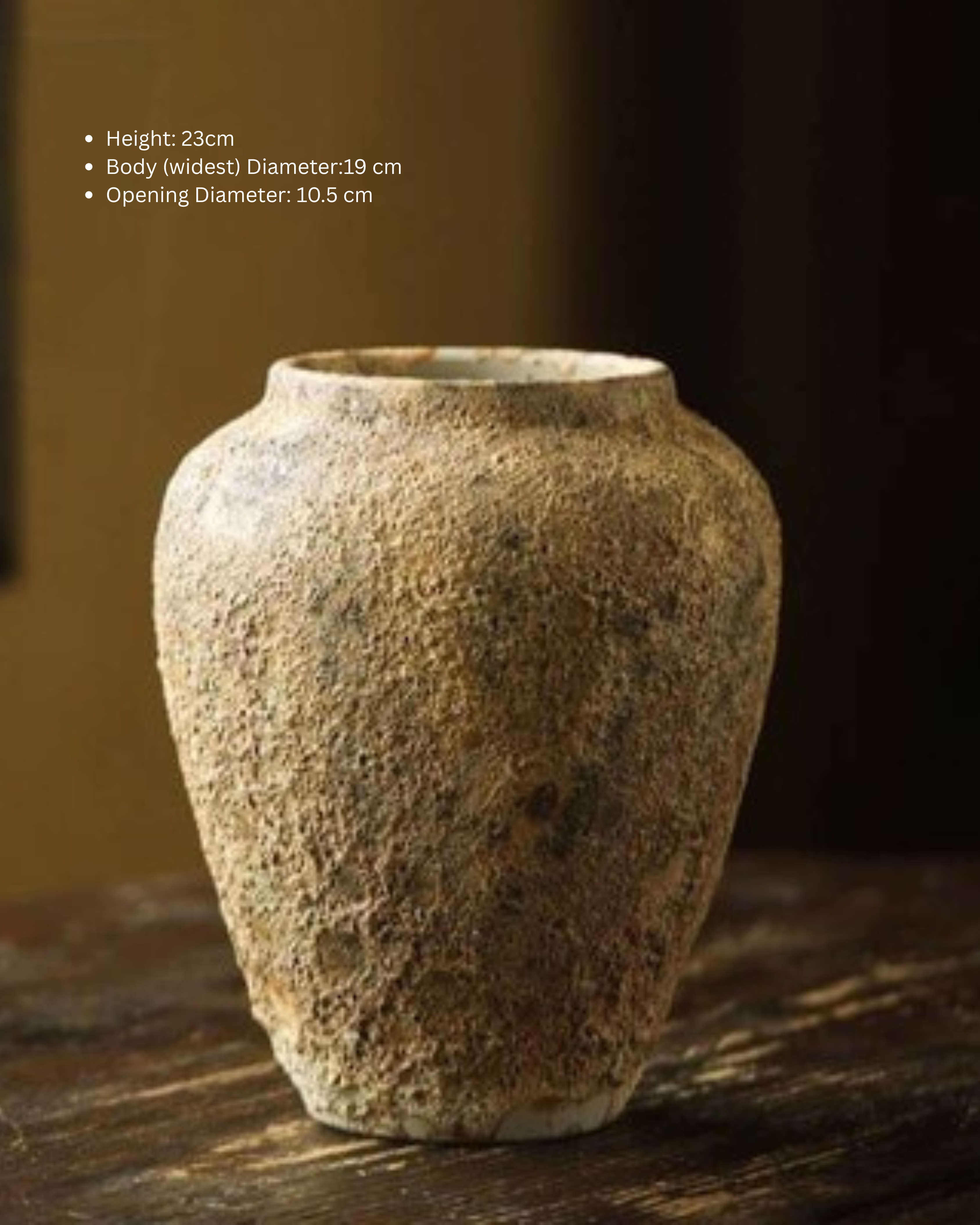 ceramic & porcelain vase medium size