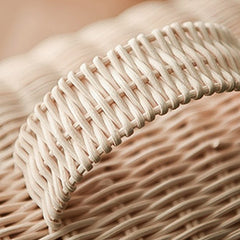 Eco-friendly food and fruit basket with woven design