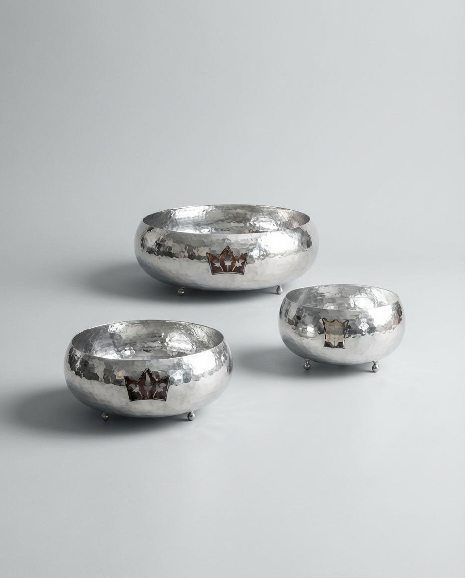 Shah Crown Hammered Copper Bowl – Artisan Collection