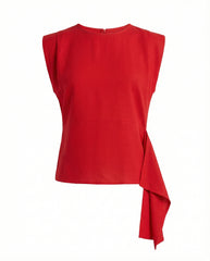 Sculpted Ease Free Size Linen Top