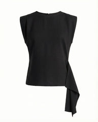 Sculpted Ease Free Size Linen Top