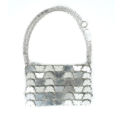 Modern Iranian design silver statement bag