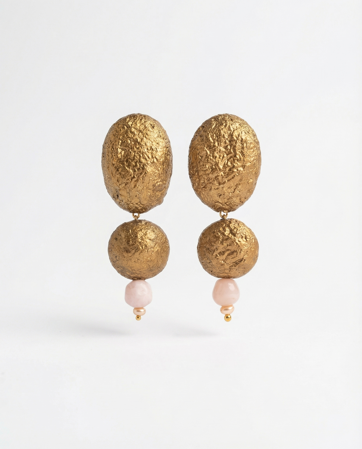 Papier-Mâché Statement Earrings